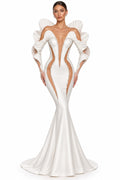 Ivory Élan Sculpted Couture Gown