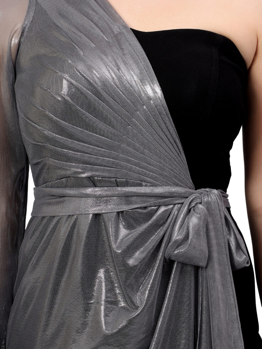 Black One Shoulder Dress - Image 3