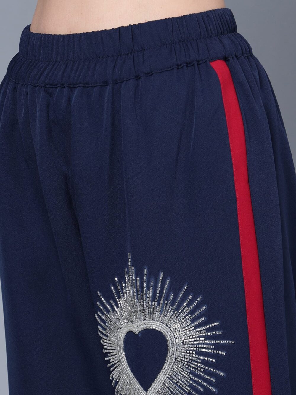 Navy Embellished Track Set - Image 5