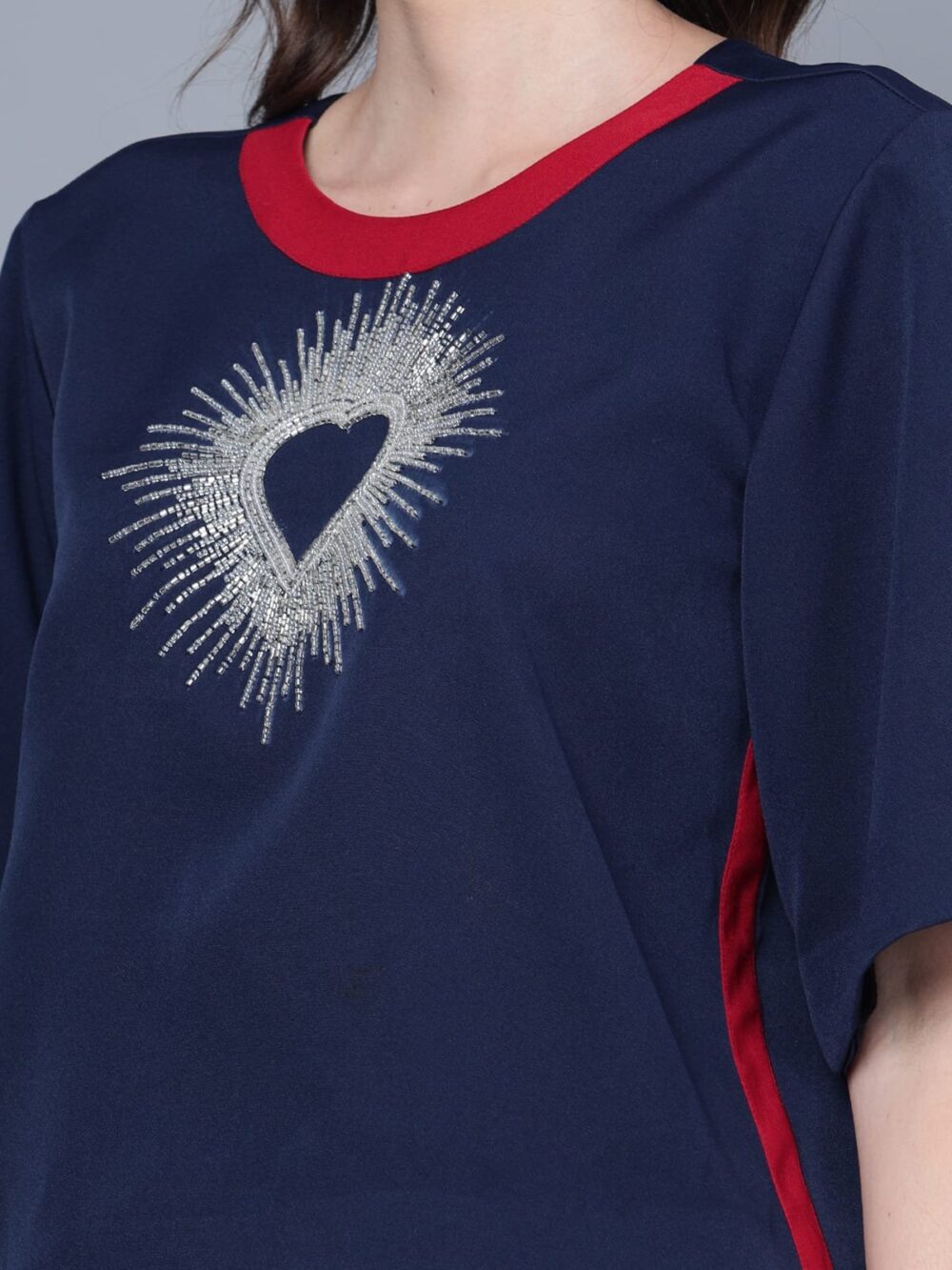 Navy Embellished Track Set - Image 3